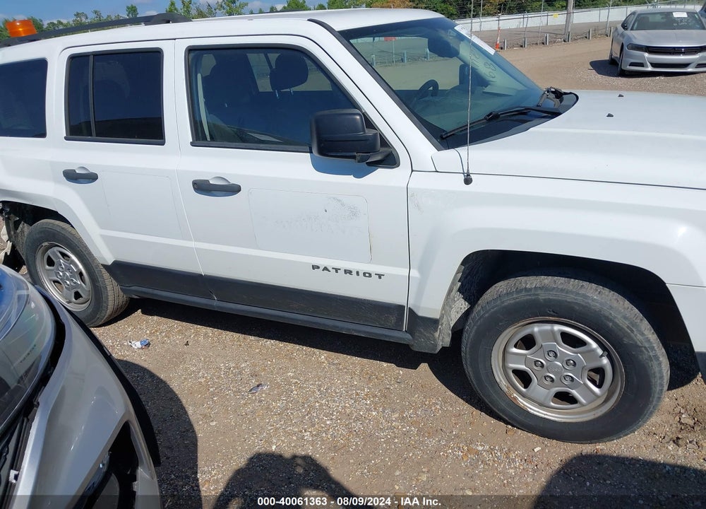 2016 JEEP PATRIOT SPORT VIN: 1C4NJPBB7GD721168