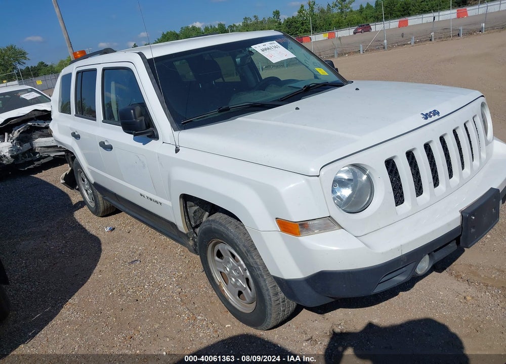 2016 JEEP PATRIOT SPORT VIN: 1C4NJPBB7GD721168