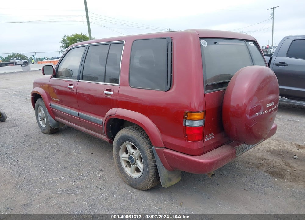 1999 ISUZU TROOPER S VIN: JACDJ58X1X7927148