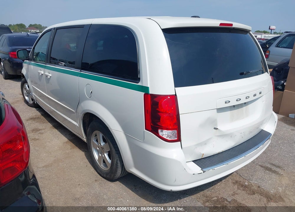 2012 DODGE GRAND CARAVAN CREW VIN: 2C4RDGDG0CR110262