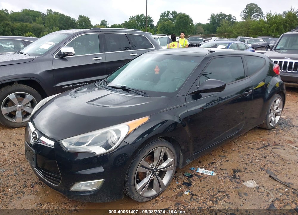 2012 HYUNDAI VELOSTER BASE W/GRAY VIN: KMHTC6AD6CU057451