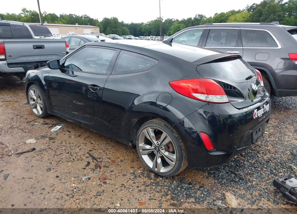 2012 HYUNDAI VELOSTER BASE W/GRAY VIN: KMHTC6AD6CU057451