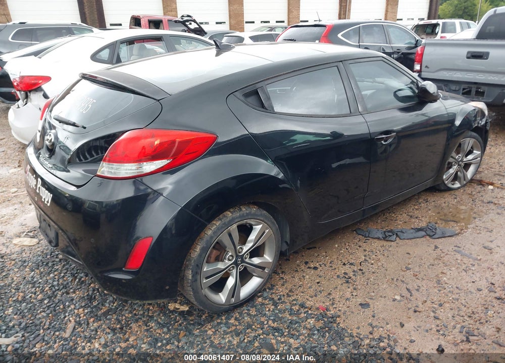 2012 HYUNDAI VELOSTER BASE W/GRAY VIN: KMHTC6AD6CU057451