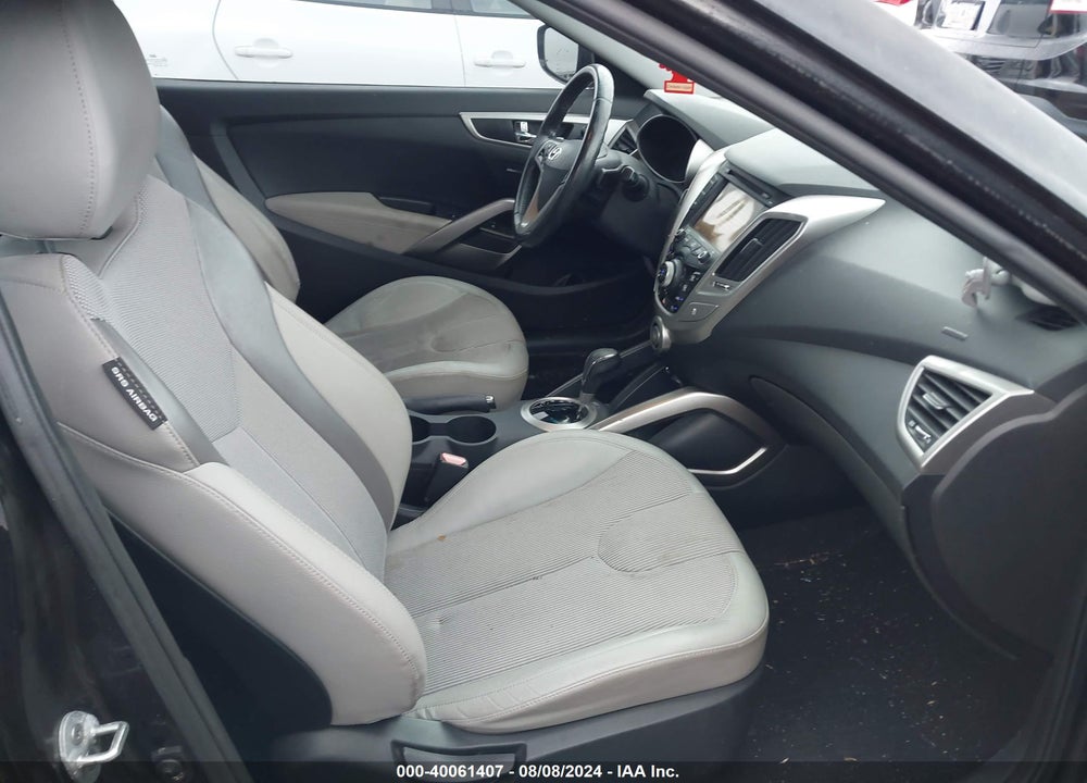 2012 HYUNDAI VELOSTER BASE W/GRAY VIN: KMHTC6AD6CU057451