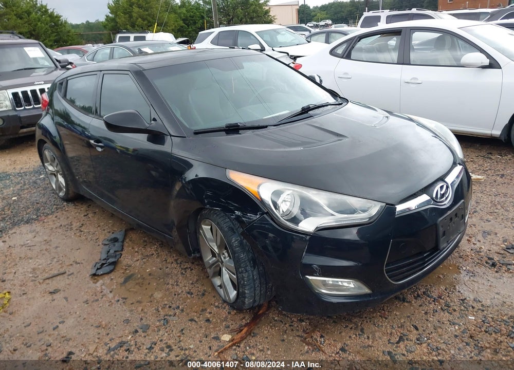 2012 HYUNDAI VELOSTER BASE W/GRAY VIN: KMHTC6AD6CU057451