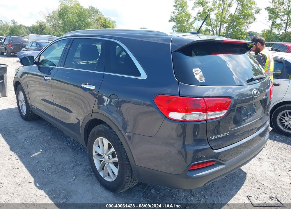 2017 KIA SORENTO 3.3L LX VIN: 5XYPGDA54HG325042
