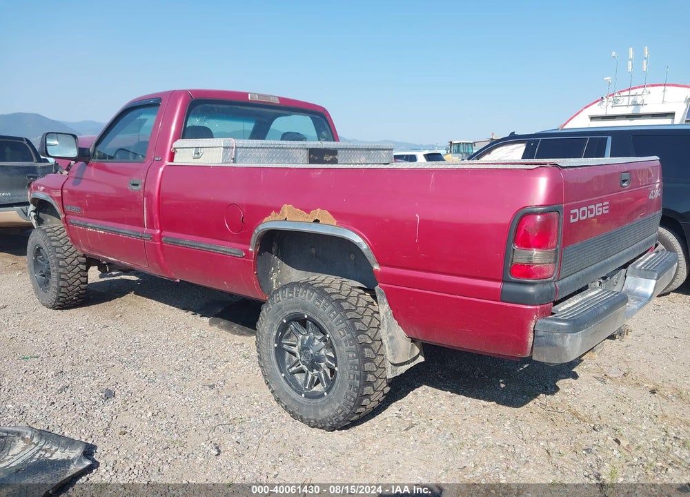 1998 DODGE RAM 2500 ST VIN: 3B7KF2666WM282651