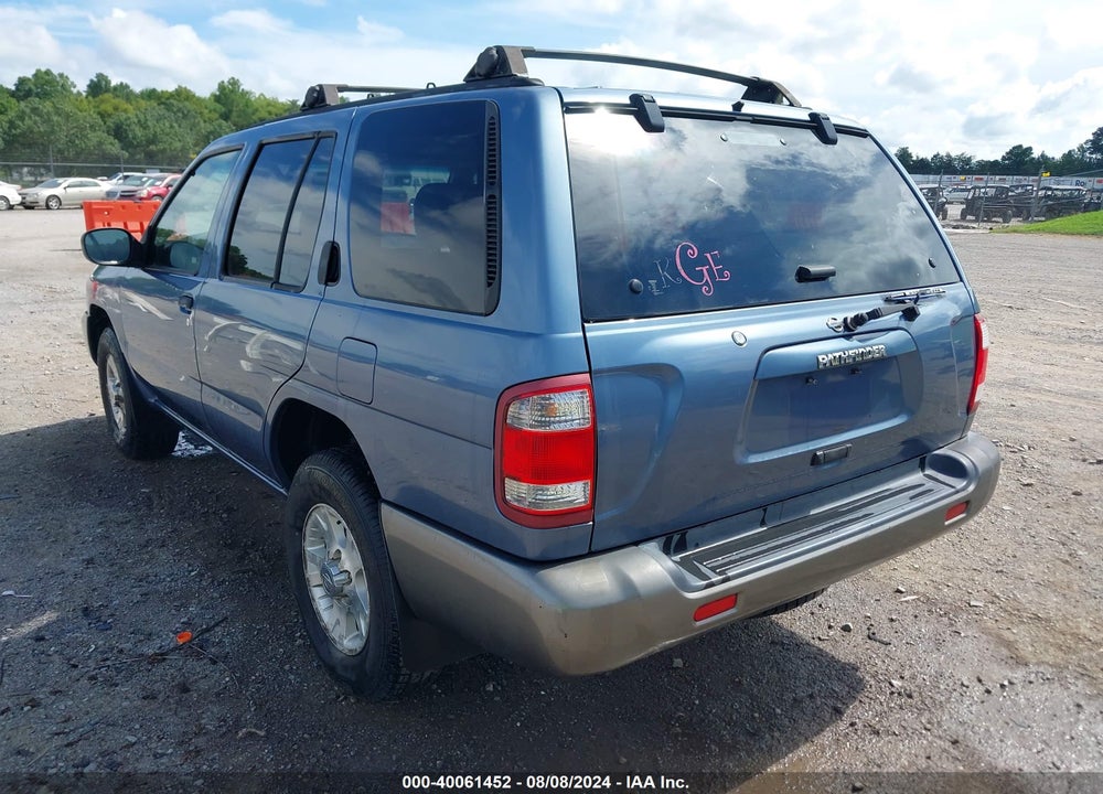 2000 NISSAN PATHFINDER LE/SE/XE VIN: JN8AR07S7YW415167