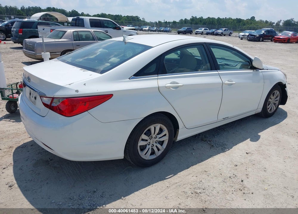 2011 HYUNDAI SONATA GLS VIN: 5NPEB4AC8BH080220