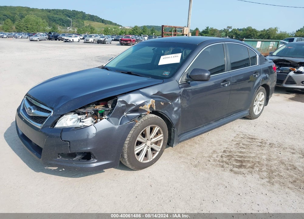 2011 SUBARU LEGACY 2.5I PREMIUM VIN: 4S3BMBC60B3223584