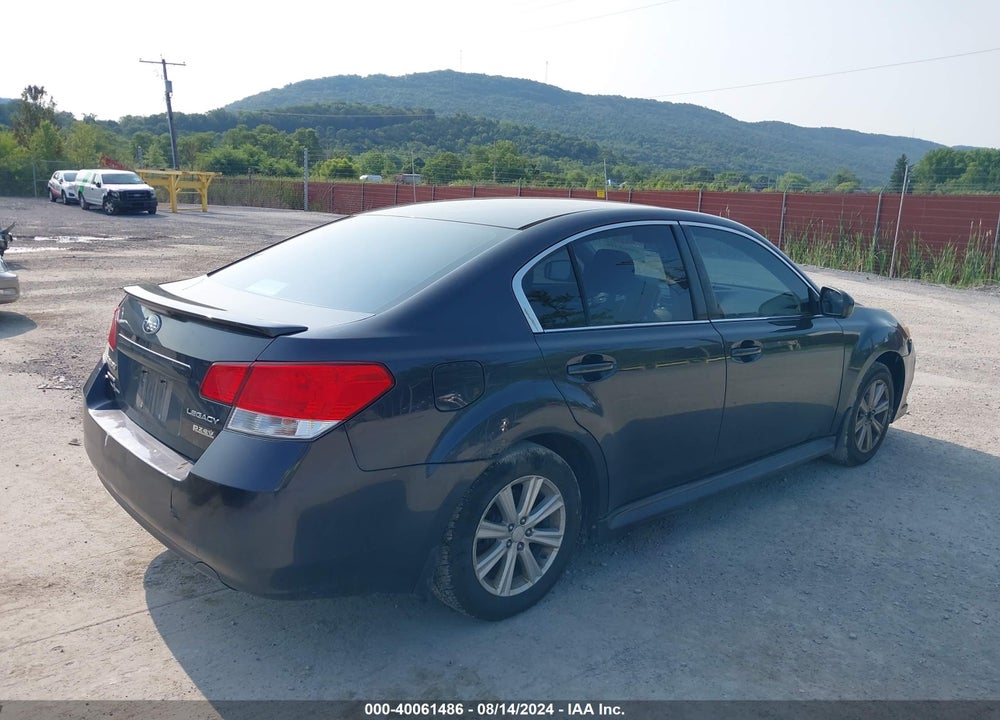 2011 SUBARU LEGACY 2.5I PREMIUM VIN: 4S3BMBC60B3223584