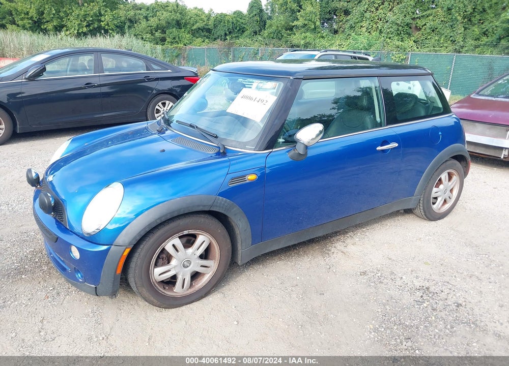 2006 MINI COOPER VIN: WMWRC33586TK16920