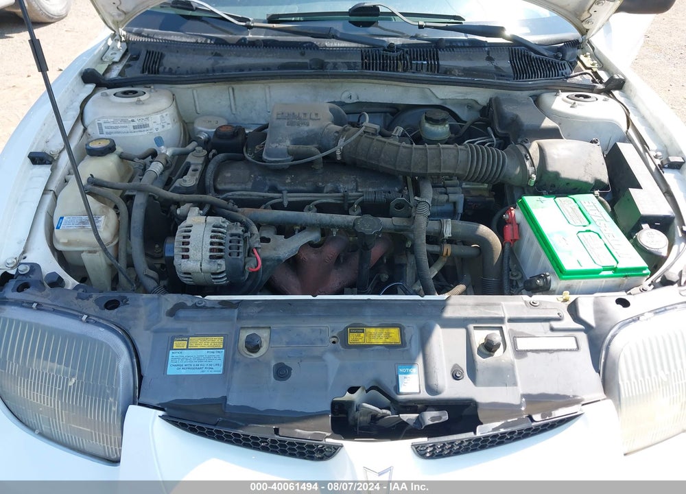 2001 PONTIAC SUNFIRE SE VIN: 1G2JB124117191025