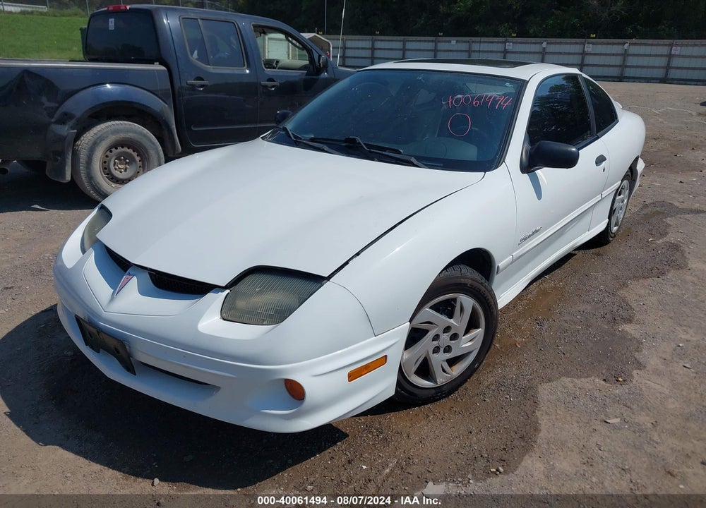 2001 PONTIAC SUNFIRE SE VIN: 1G2JB124117191025