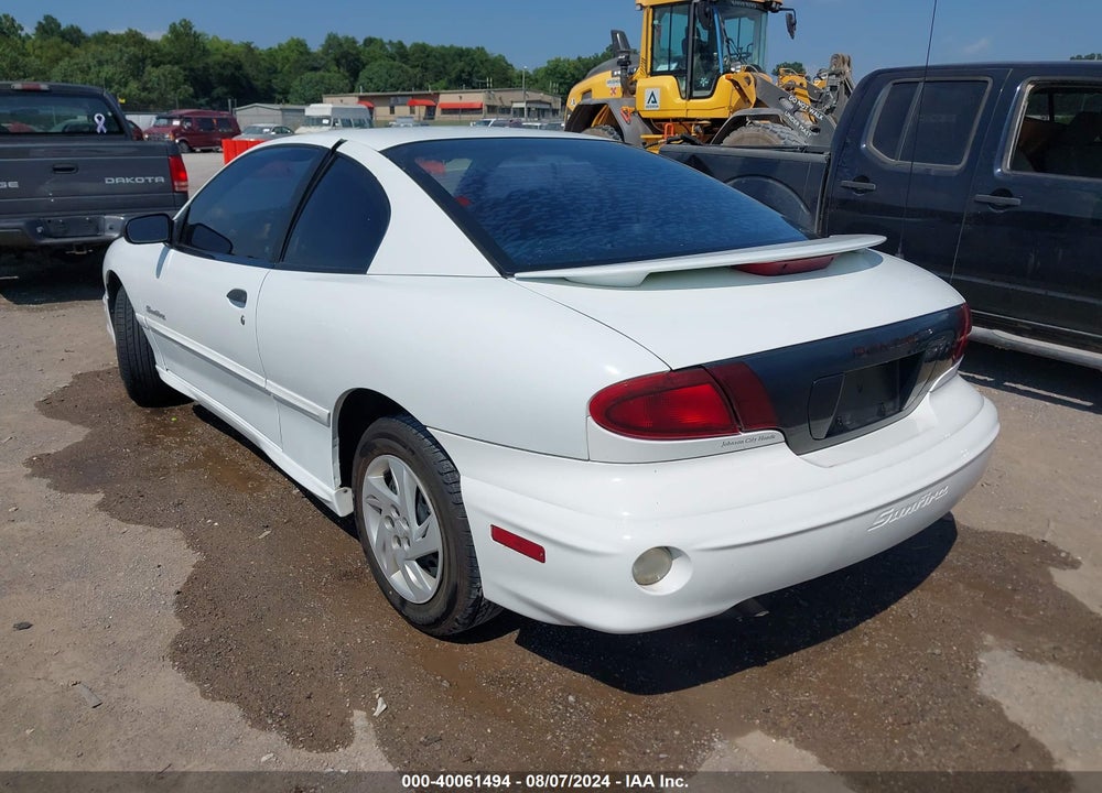 2001 PONTIAC SUNFIRE SE VIN: 1G2JB124117191025