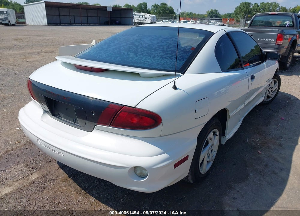 2001 PONTIAC SUNFIRE SE VIN: 1G2JB124117191025