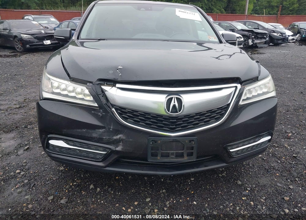 2014 ACURA MDX TECHNOLOGY PACKAGE VIN: 5FRYD4H43EB009076