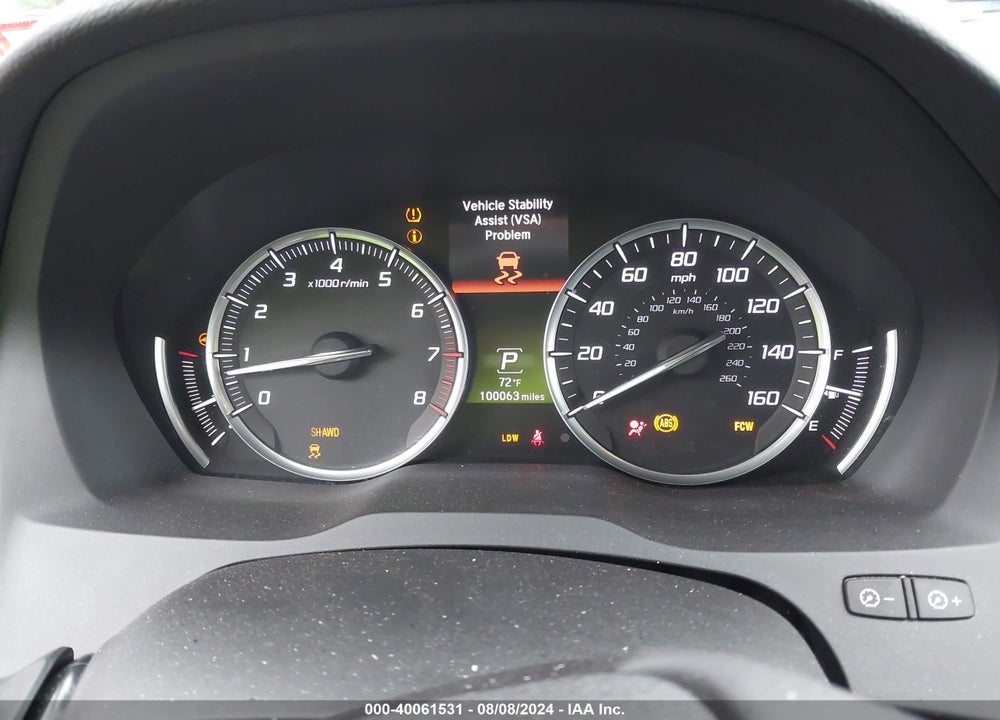 2014 ACURA MDX TECHNOLOGY PACKAGE VIN: 5FRYD4H43EB009076