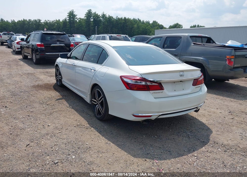 2016 HONDA ACCORD SPORT VIN: 1HGCR2F56GA043393