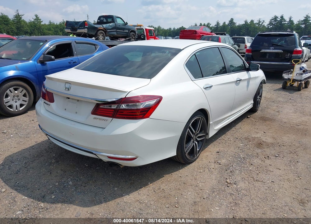 2016 HONDA ACCORD SPORT VIN: 1HGCR2F56GA043393