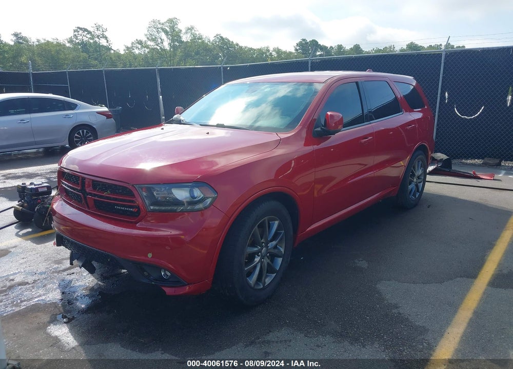 2017 DODGE DURANGO GT RWD VIN: 1C4RDHDG9HC944410