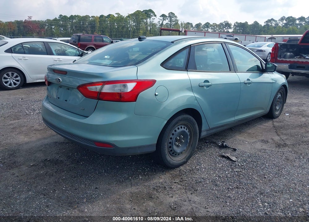 2012 FORD FOCUS SE VIN: 1FAHP3F23CL352880