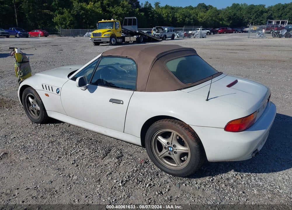 1997 BMW Z3 1.9L ROADSTER VIN: 4USCH7329VLB79346