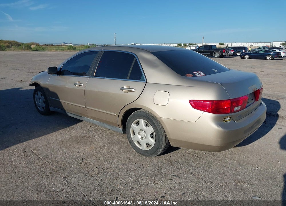 2005 HONDA ACCORD 2.4 LX VIN: 1HGCM56485A055890