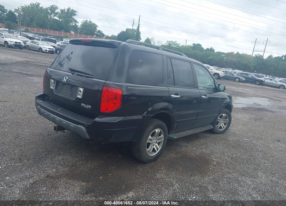 2004 HONDA PILOT EX-L VIN: 2HKYF18504H622193