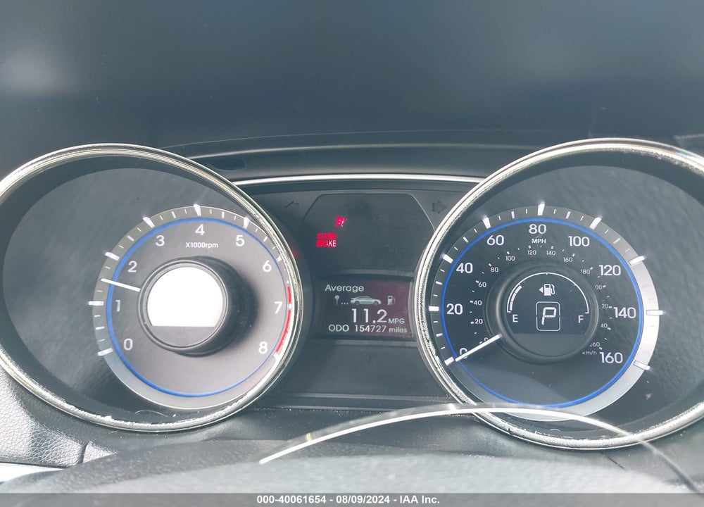 2013 HYUNDAI SONATA GLS VIN: 5NPEB4ACXDH538469