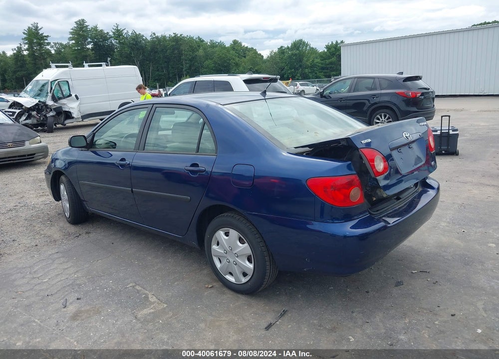 2005 TOYOTA COROLLA VIN: JTDBR32EX50055040
