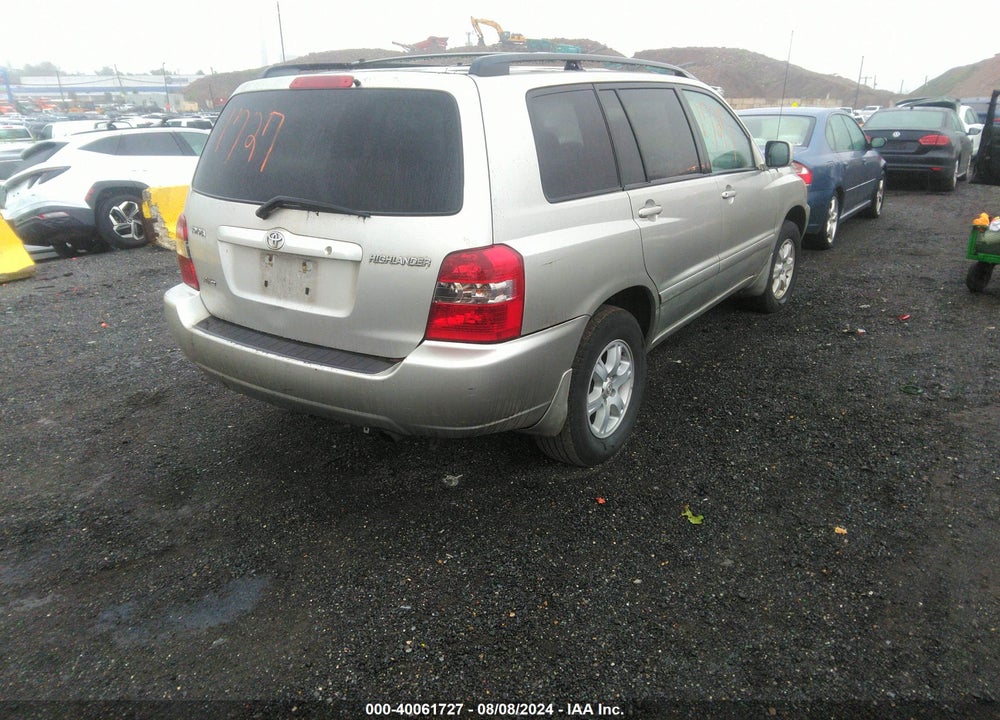 2005 TOYOTA HIGHLANDER VIN: JTEHD21A650037244