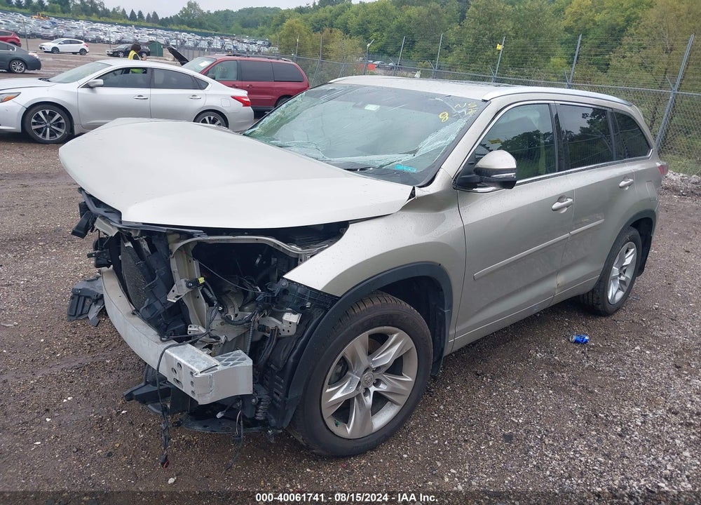 2014 TOYOTA HIGHLANDER LIMITED V6 VIN: 5TDDKRFH1ES057132