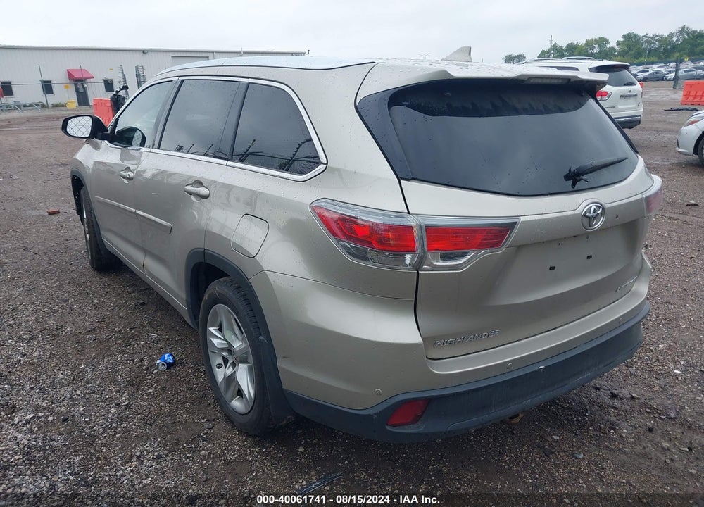 2014 TOYOTA HIGHLANDER LIMITED V6 VIN: 5TDDKRFH1ES057132