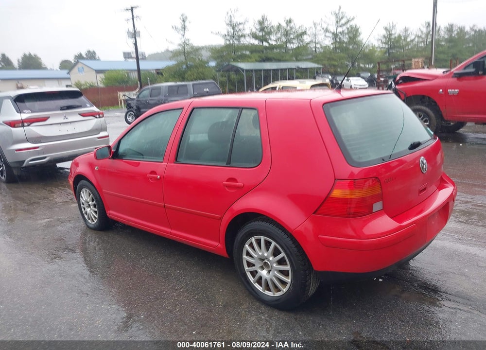 2003 VOLKSWAGEN GOLF GLS 2.0L VIN: 9BWGK61J634042288