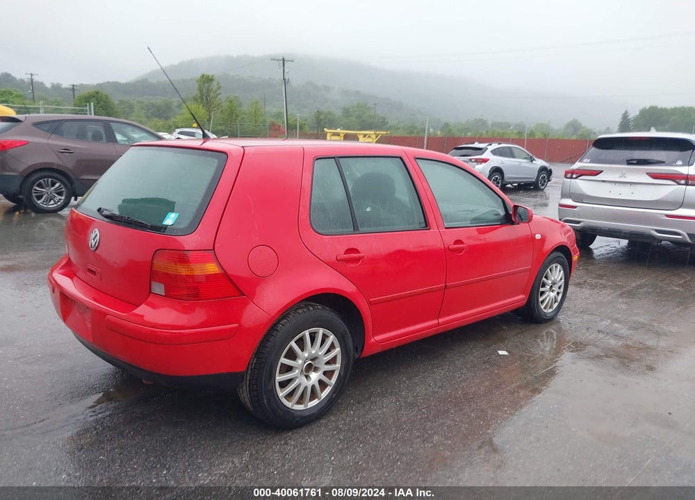 2003 VOLKSWAGEN GOLF GLS 2.0L VIN: 9BWGK61J634042288
