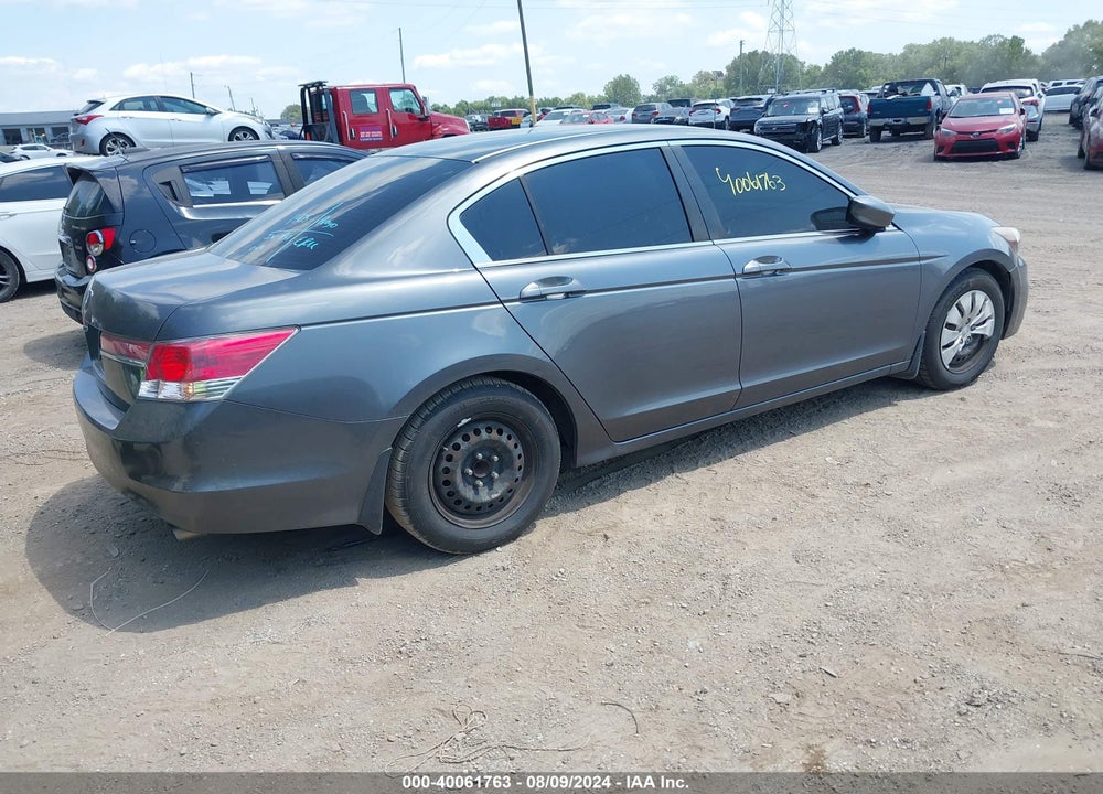 2012 HONDA ACCORD 2.4 LX VIN: 1HGCP2F30CA158862
