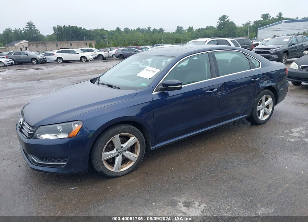2013 VOLKSWAGEN PASSAT 2.5L SE VIN: 1VWBP7A35DC025774
