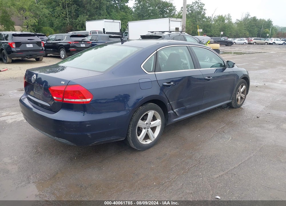 2013 VOLKSWAGEN PASSAT 2.5L SE VIN: 1VWBP7A35DC025774