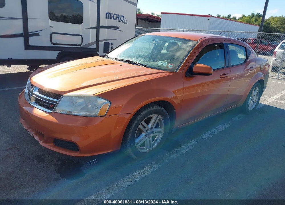 2011 DODGE AVENGER MAINSTREET VIN: 1B3BD1FB7BN575098