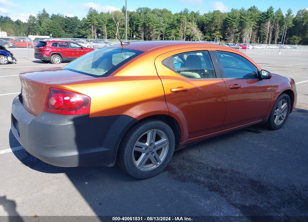 2011 DODGE AVENGER MAINSTREET VIN: 1B3BD1FB7BN575098