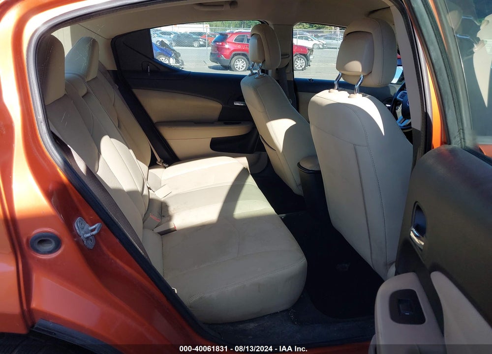 2011 DODGE AVENGER MAINSTREET VIN: 1B3BD1FB7BN575098