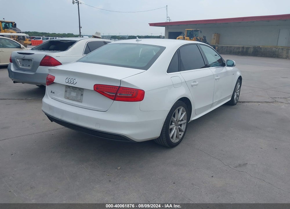 2016 AUDI A4 2.0T PREMIUM VIN: WAUAFAFL6GN016756