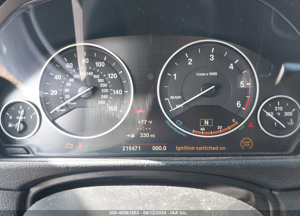 2014 BMW 328D XDRIVE VIN: WBA3D5C55EKX96226