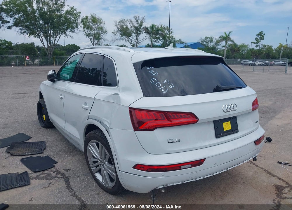 2019 AUDI Q5 45 PREMIUM VIN: WA1BNAFY8K2075012
