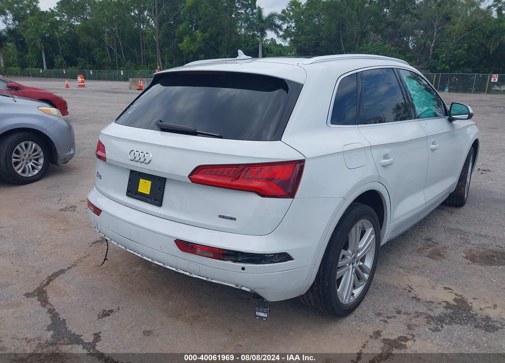 2019 AUDI Q5 45 PREMIUM VIN: WA1BNAFY8K2075012