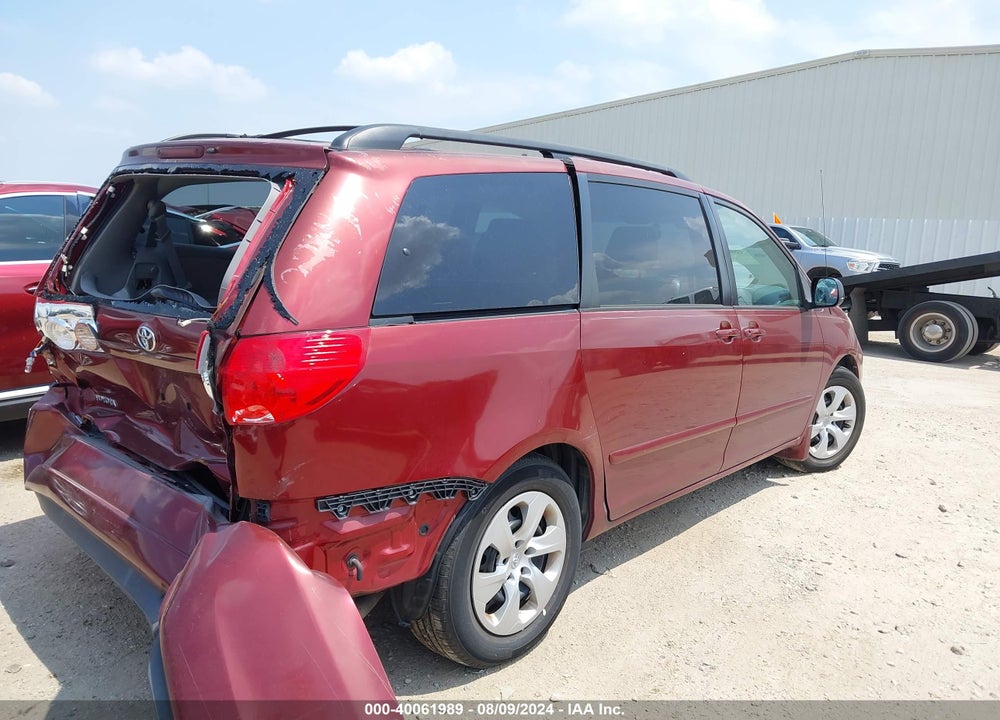 2009 TOYOTA SIENNA LE VIN: 5TDZK23CX9S254635