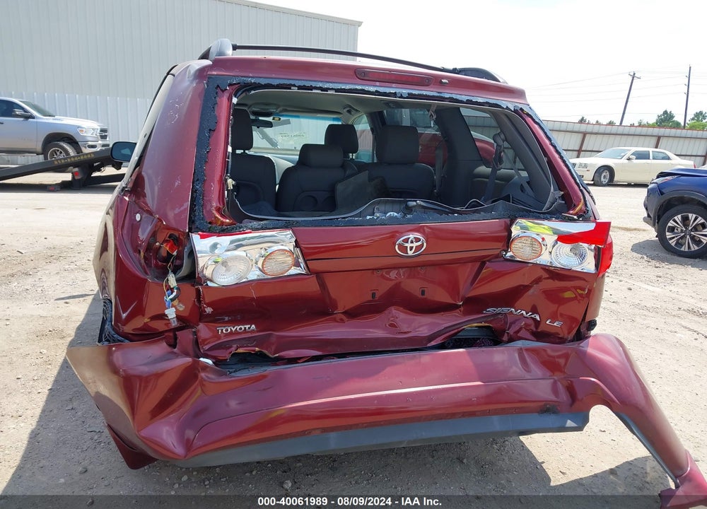 2009 TOYOTA SIENNA LE VIN: 5TDZK23CX9S254635
