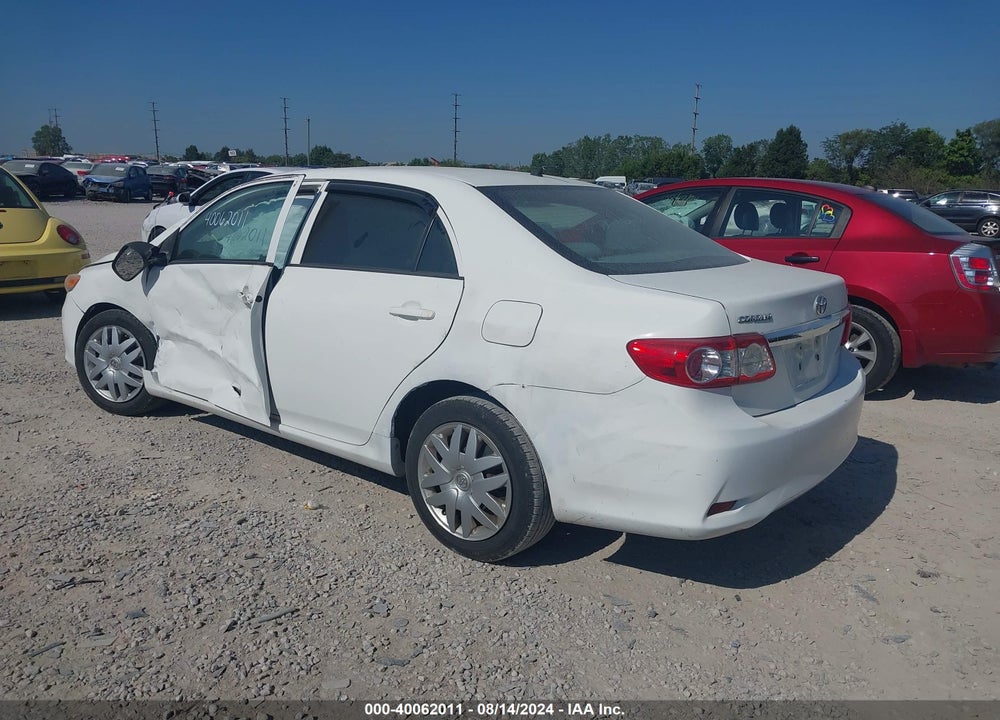 2013 TOYOTA COROLLA LE VIN: 2T1BU4EEXDC058587