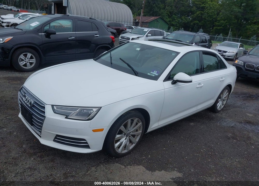 2017 AUDI A4 2.0T PREMIUM VIN: WAUANAF45HN005194